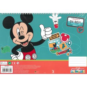 GIM ΜΠΛΟΚ ΖΩΓΡΑΦΙΚΗΣ 23X33 40Φ+STICKERS MICKEY GIM ΜΠΛΟΚ ΖΩΓΡΑΦΙΚΗΣ 23X33 40Φ+STICKERS MICKEY