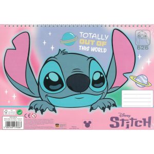 GIM ΜΠΛΟΚ ΖΩΓΡΑΦΙΚΗΣ 23X33 40Φ+STICKERS STITCH GIM ΜΠΛΟΚ ΖΩΓΡΑΦΙΚΗΣ 23X33 40Φ+STICKERS STITCH
