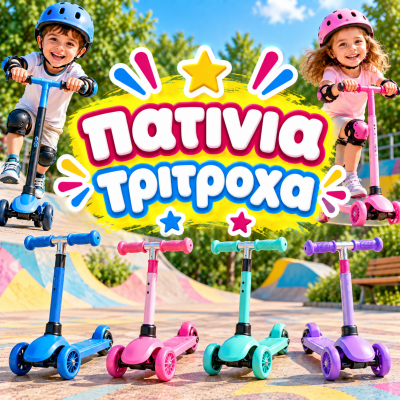 Πατίνια-scooter τρίτροχα