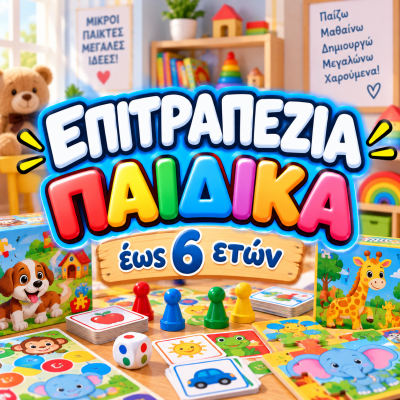 Παιδικά Επιτραπέζια Ψυχαγωγιας εώς 6 ετών