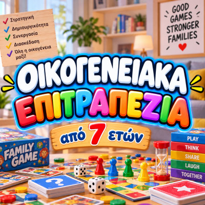 Οικογενειακά επιτραπέζια ψυχαγωγίας απο 7 ετων+
