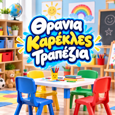 Θρανία-καρέκλες-τραπεζακια