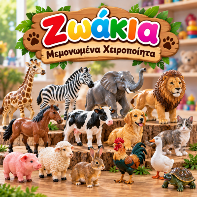 Ζωάκια Μεμονωμένα Χειροποίητα