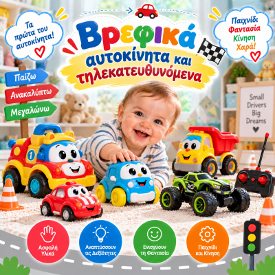 Βρεφικά αυτοκίνητα και τηλεκατευθυνόμενα