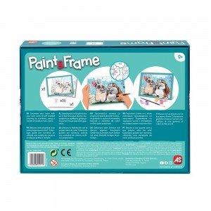 ΣΕΤ ΖΩΓΡΑΦΙΚΗΣ ΜΕ ΚΟΡΝΙΖΑ PAINT AND FRAME CUTIE BUNNIES