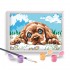 ΣΕΤ ΖΩΓΡΑΦΙΚΗΣ ΜΕ ΚΟΡΝΙΖΑ PAINT AND FRAME LOVING PUPPY ΣΕΤ ΖΩΓΡΑΦΙΚΗΣ ΜΕ ΚΟΡΝΙΖΑ PAINT AND FRAME LOVING PUPPY