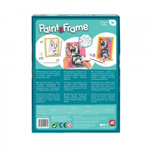 ΣΕΤ ΖΩΓΡΑΦΙΚΗΣ ΜΕ ΚΟΡΝΙΖΑ PAINT AND FRAME PLAYFUL HUSKY