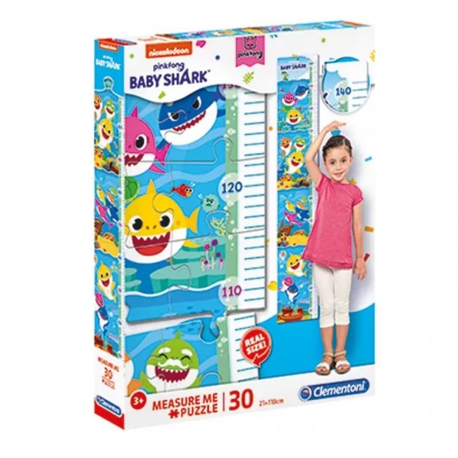 CLEMENTONI ΠΑΖΛ ΜΕΤΡΗΣΕ BABY SHARK 30 ΤΕΜΑΧΙΑ MAXI