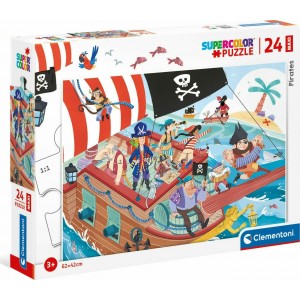 CLEMENTONI SUPER COLOR 24 ΤΕΜ ΠΕΙΡΑΤΕΣ