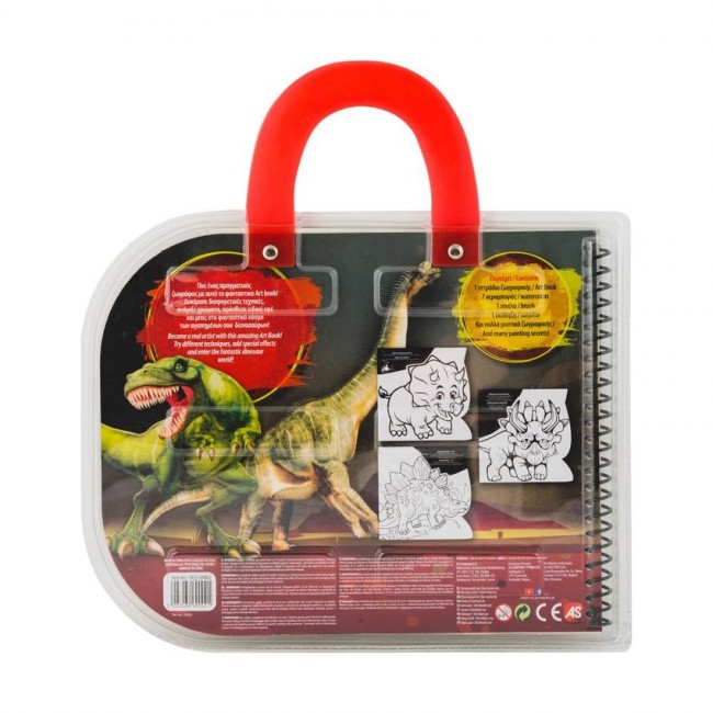 ΣΕΤ ΖΩΓΡΑΦΙΚΗΣ ART BOOK DINOSAURUS AND MONSTERS ΣΕΤ ΖΩΓΡΑΦΙΚΗΣ ART BOOK DINOSAURUS AND MONSTERS