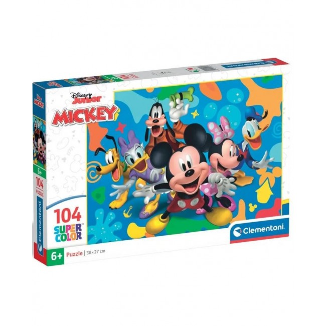 CLEMENTONI PUZZLE SUPER COLOR MICKEY AND FRIENDS 104TMX CLEMENTONI PUZZLE SUPER COLOR MICKEY AND FRIENDS 104TMX