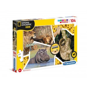 ΠΑΖΛ 104 NATIONAL GEO KIDS-WILDLIFE ADVENTURE