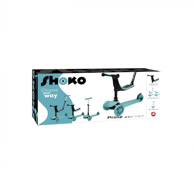 SHOCO SCOOTER PREMIUM 3 IN 1 ΓΑΛΑΖΙΟ