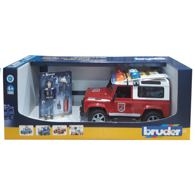 BRUDER ΠΥΡΟΣΒΕΣΤΙΚΟ LAND ROVER ΜΕ ΠΥΡΟΣΒΕΣΤΗ BRUDER ΠΥΡΟΣΒΕΣΤΙΚΟ LAND ROVER ΜΕ ΠΥΡΟΣΒΕΣΤΗ