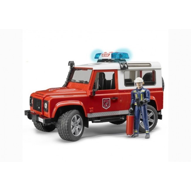 BRUDER ΠΥΡΟΣΒΕΣΤΙΚΟ LAND ROVER ΜΕ ΠΥΡΟΣΒΕΣΤΗ BRUDER ΠΥΡΟΣΒΕΣΤΙΚΟ LAND ROVER ΜΕ ΠΥΡΟΣΒΕΣΤΗ