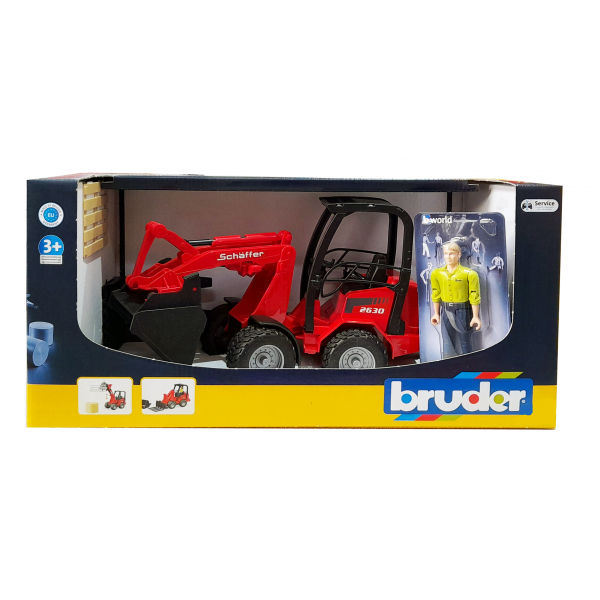 BRUDER ΦΟΡΤΩΤΗΣ SCAFFER 2034 ΜΕ ΕΡΓΑΤΗ ΚΑΙ ΑΞΕΣΟΥΑΡ
