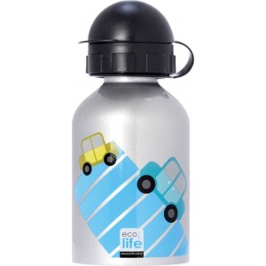 ECOLIFE ΜΕΤΑΛΛΙΚΟ ΜΠΟΥΚΑΛΙ 400ML-CARS