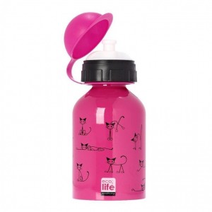 ECOLIFE ΜΕΤΑΛΛΙΚΟ ΜΠΟΥΚΑΛΙ 400 ML-CATS ECOLIFE ΜΕΤΑΛΛΙΚΟ ΜΠΟΥΚΑΛΙ 400 ML-CATS