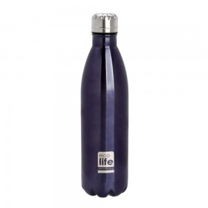 ECO LIFE ΜΕΤΑΛΛΙΚΟ ΜΠΟΥΚΑΛΙ ΘΕΡΜΟΣ ΜΩΒ 750 ML