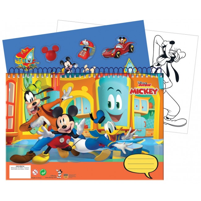 ΜΠΛΟΚ ΖΩΓΡΑΦΙΚΗΣ ΣΠΙΡΑΛ 23x33 40Φ ΑΥΤΟΚΟΛΛΗΤΑ MICKEY ΜΠΛΟΚ ΖΩΓΡΑΦΙΚΗΣ ΣΠΙΡΑΛ 23x33 40Φ ΑΥΤΟΚΟΛΛΗΤΑ MICKEY