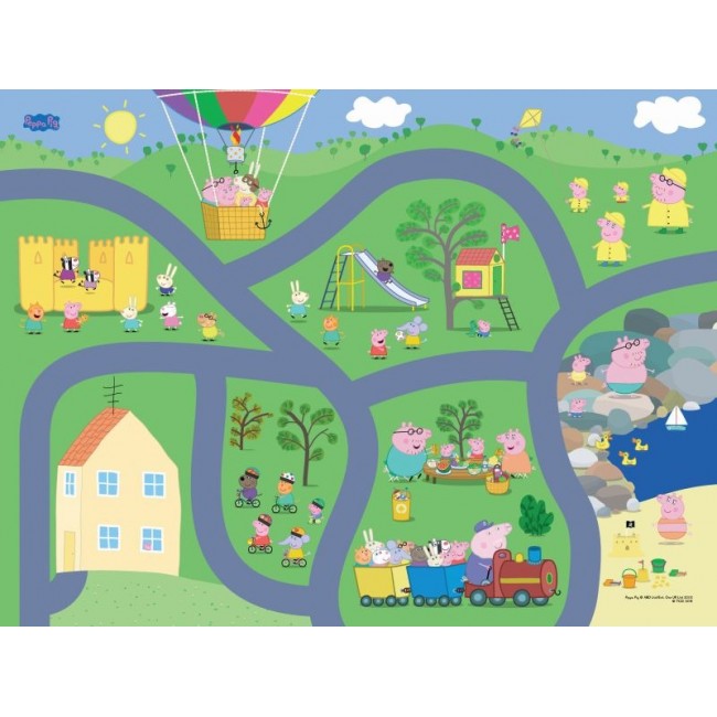 PEPPA PIG MEGAMAT ΜΑΛΑΚΟ ΧΑΛΑΚΙ (120 x 90 ΕΚ)