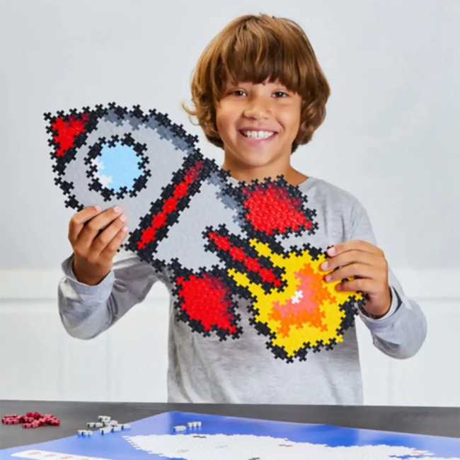 PLUS-PLUS PUZZLE BY NUMBER ROCKET PLUS-PLUS PUZZLE BY NUMBER ROCKET