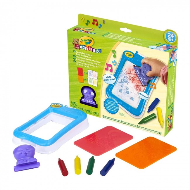 CRAYOLA ΜΟΥΣΙΚΟΣ ΠΙΝΑΚΑΣ ΖΩΓΡΑΦΙΚΗΣ