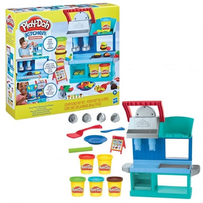 PLAY-DOH ΣΕΤ ΠΑΙΧΝΙΔΙΟΥ BUSY CHEFS RESTAURANT PLAY-DOH ΣΕΤ ΠΑΙΧΝΙΔΙΟΥ BUSY CHEFS RESTAURANT