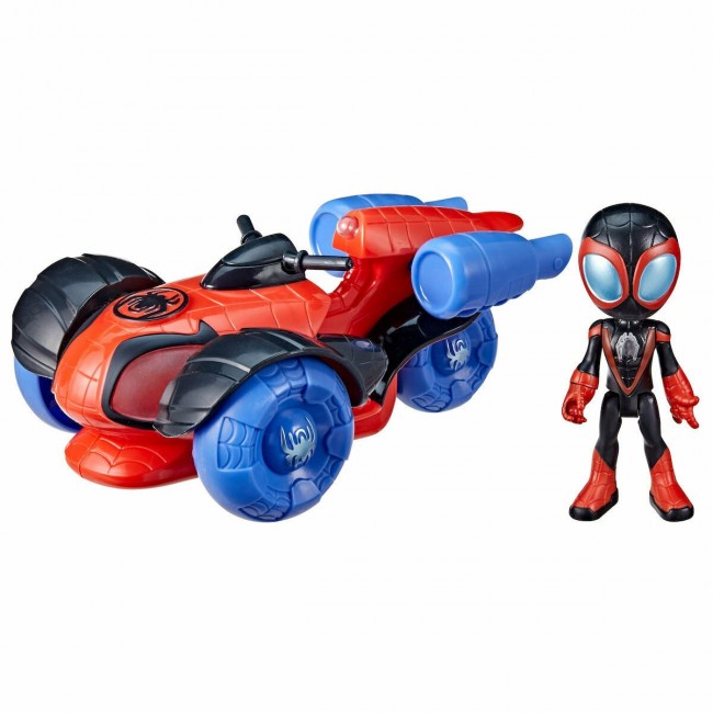 SPIDEY AND HIS AMAZING FRIENDS GLOW TECH VEHICLES MILES MORALES