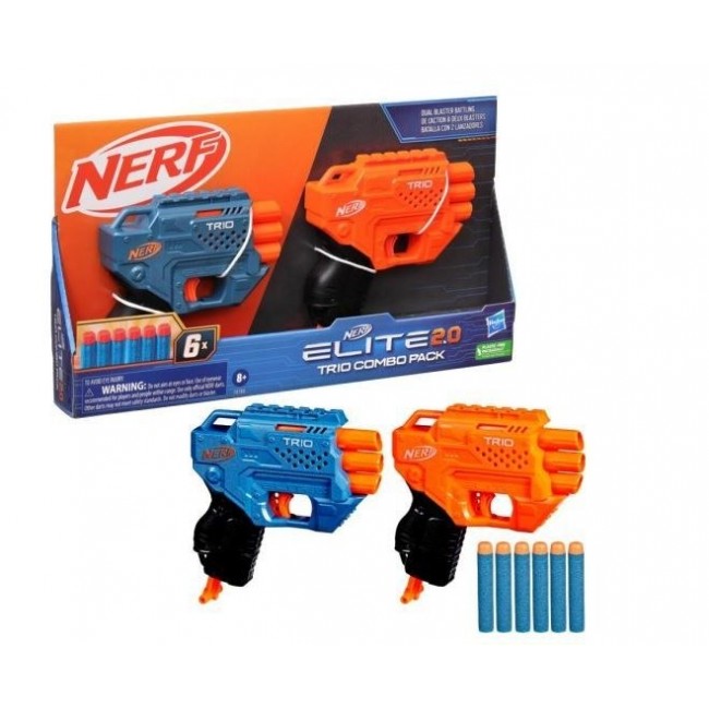 NERF ELITE 2.0 TRIO COMBO PACK NERF ELITE 2.0 TRIO COMBO PACK
