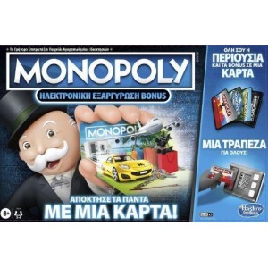 ΕΠΙΤΡΑΠΕΖΙΟ MONOPOLY ΗΛΕΚΤΡΟΝΙΚΗ ΕΞΑΡΓΥΡΩΣΗ BONUS