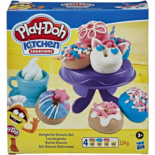 PLAY-DOH KITCHEN CREATIONS DELIGHTFUL DONUTS SET