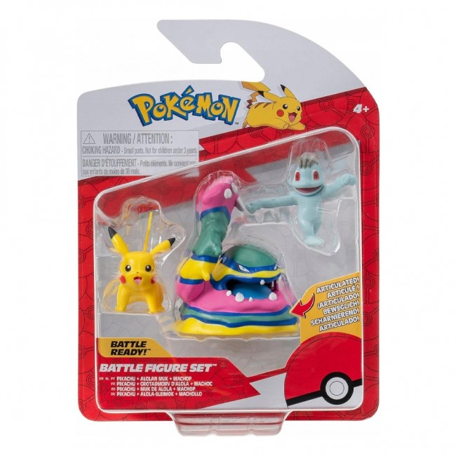 POKEMON ΦΙΓΟΥΡΕΣ 3 ΤΕΜΑΧΙΑ W19 MACHOP PIKACHU ALOLAN MOK POKEMON ΦΙΓΟΥΡΕΣ 3 ΤΕΜΑΧΙΑ W19 MACHOP PIKACHU ALOLAN MOK