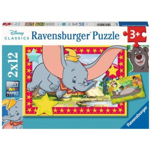 RAVENSBURGER PUZZLE 2X12 ΤΟ ΒΙΒΛΙΟ ΤΗΣ ΖΟΥΓΚΛΑΣ