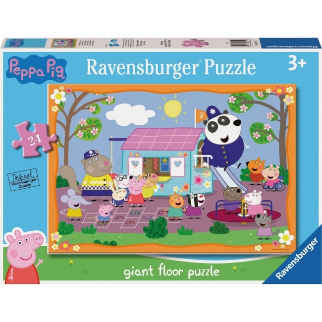 RAVENSBURGER GIANT FLOOR  PUZZLE PEPPA PIG 24 ΤΕΜ