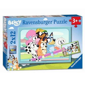 RAVENSBURGER PUZZLE 2X12 BLUEY