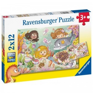RAVENSBURGER PUZZLE 2X12 ΝΕΡΑΙΔΕΣ ΚΑΙ ΓΟΡΓΟΝΕΣ