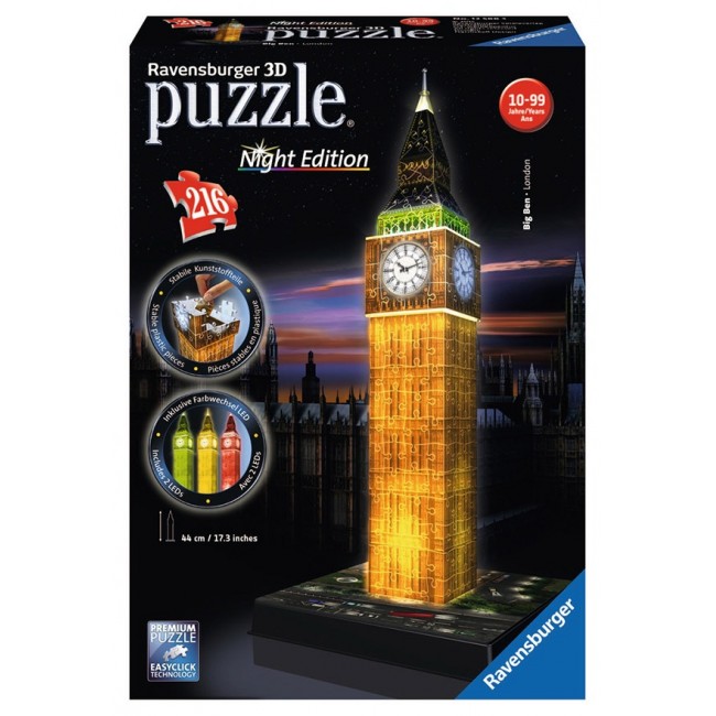 ΠΑΖΛ 3D 216TEM. BIG BEN ΝΥΧΤΕΡΙΝΗ ΕΚΔΟΣΗ ΠΑΖΛ 3D 216TEM. BIG BEN ΝΥΧΤΕΡΙΝΗ ΕΚΔΟΣΗ