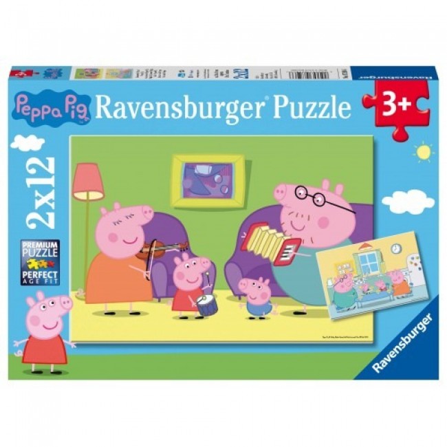 ΠΑΖΛ RAVENSBURGER 2Χ12 ΤΕΜ. ΠΕΠΠΑ ΤΟ ΓΟΥΡΟΥΝΑΚΙ ΠΑΖΛ RAVENSBURGER 2Χ12 ΤΕΜ. ΠΕΠΠΑ ΤΟ ΓΟΥΡΟΥΝΑΚΙ