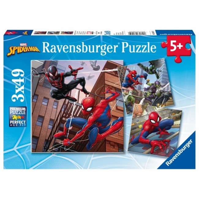 RAVENSBURGER ΠΑΖΛ SPIDERMAN 3X49 ΤΕΜΑΧΙΑ RAVENSBURGER ΠΑΖΛ SPIDERMAN 3X49 ΤΕΜΑΧΙΑ