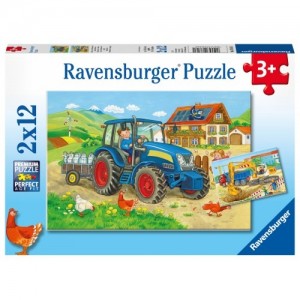 RAVENSBURGER ΠΑΖΛ 2Χ12 ΤΕΜ ΤΡΑΚΤΕΡ
