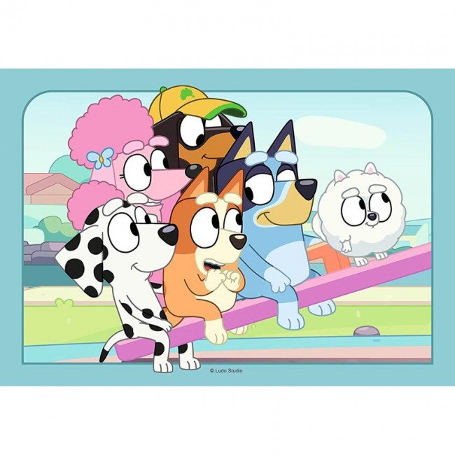 RAVENSBURGER PUZZLE 2X12 BLUEY RAVENSBURGER PUZZLE 2X12 BLUEY