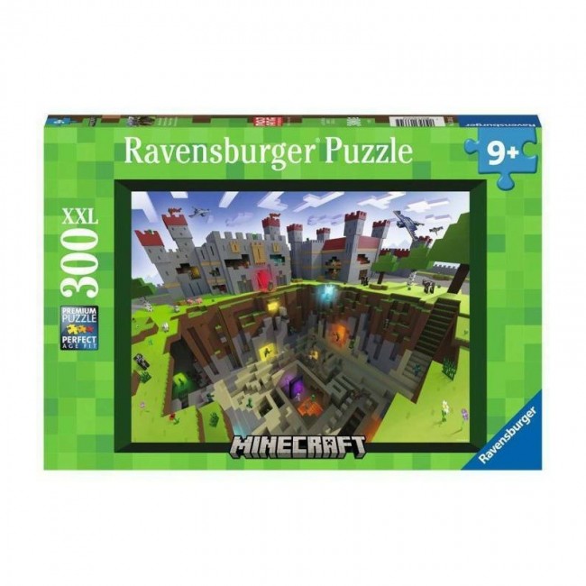 RAVENSBURGER ΠΑΖΛ 300TEM XXL MINECRAFT CUTAWAY RAVENSBURGER ΠΑΖΛ 300TEM XXL MINECRAFT CUTAWAY