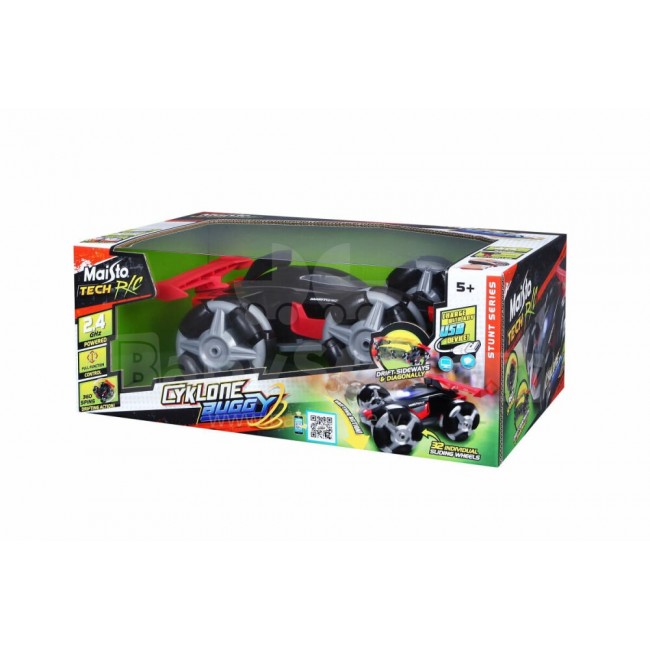 MAISTO CYKLONE RC BUGGY RED AND BLACK