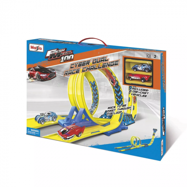 MAISTO FRESH METAL 100 COLLECTION ΠΙΣΤΑ DUAL CYBER RACE CHALLENGE