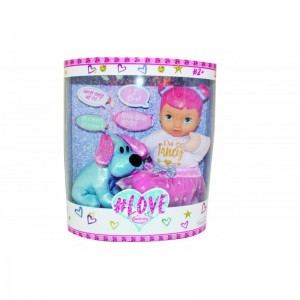 ΚΟΥΚΛΑ LOVE DOLL 34 ΕΚ. ΜΕ ΤΟ ΣΚΥΛΑΚΙ ΤΗΣ