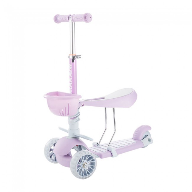 ΤΡΙΤΡΟΧΟ SCOOTER 3 ΣΕ 1 MAKANI CANTY LILAC ΤΡΙΤΡΟΧΟ SCOOTER 3 ΣΕ 1 MAKANI CANTY LILAC