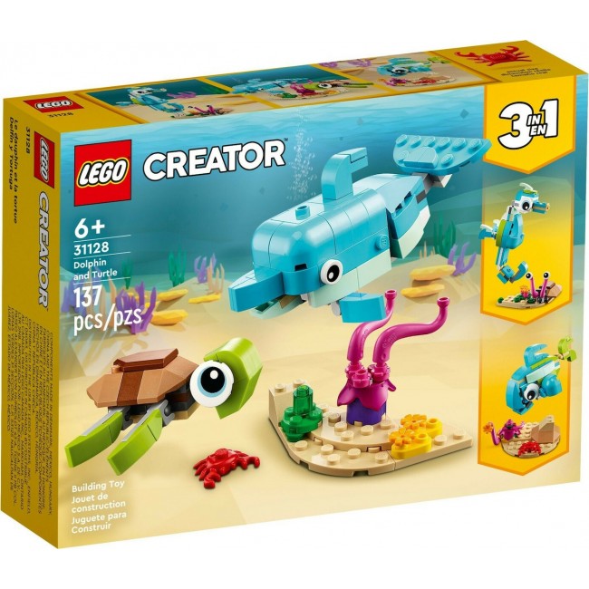 LEGO CREATOR DOLPHIN AND TURTLE
