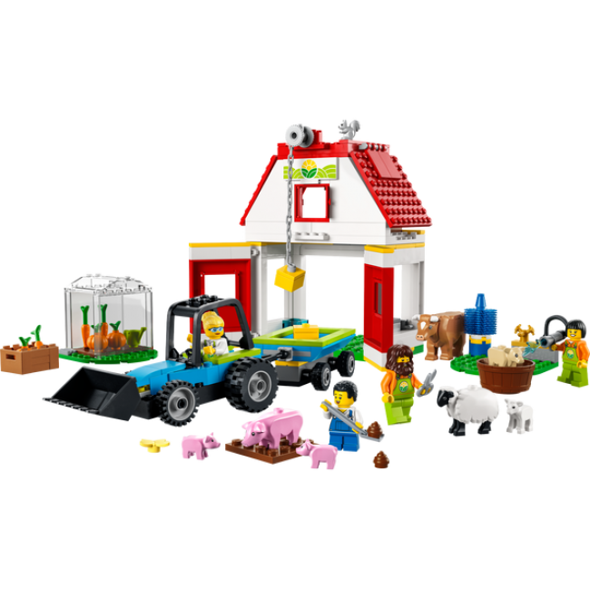 LEGO CITY BARN AND FARM ANIMALS