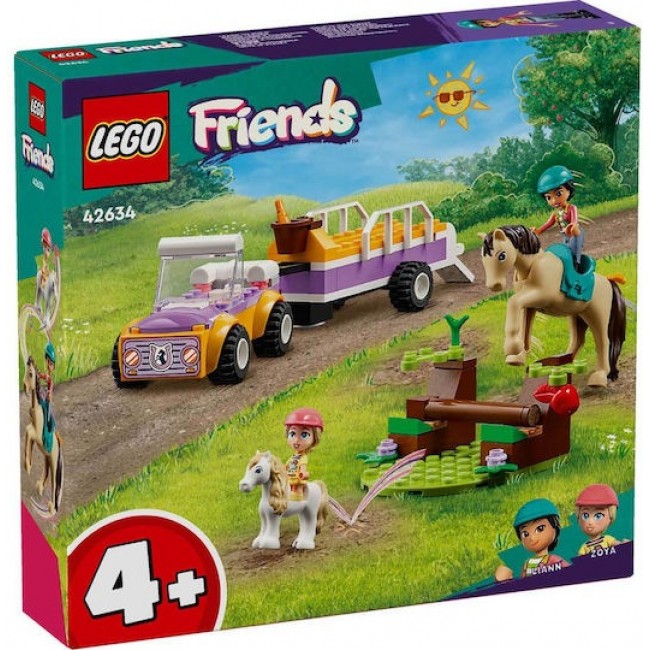LEGO  FRIENDS ΤΡΕΙΛΕΡ ΑΛΟΓΟΥ ΚΑΙ ΠΟΝΙ